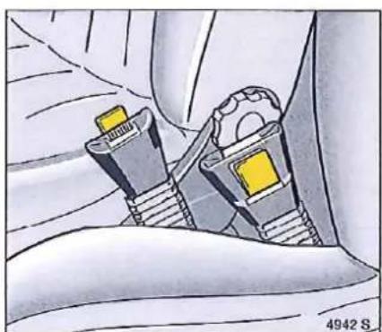 OPEL Tigra (1995) - Ceintures de sécurité à trois points - 1