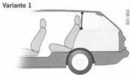 PORSCHE Cayenne S (2003) - Variantes d'utilisation autorisées - 1