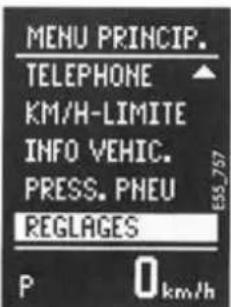 PORSCHE Cayenne S (2003) - Voyant de contrôle du système de contrôle de la pression des pneumatiques - 1