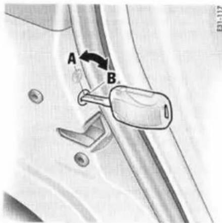 PORSCHE Cayenne S (2003) - Ouverture des portieres verrouillées de l'intérieur - 1