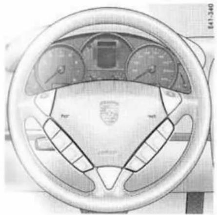 PORSCHE Cayenne S (2003) - Actionnement des touches de fonction - 1