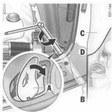 PORSCHE Cayenne S (2003) - Repose du projeteur - 1