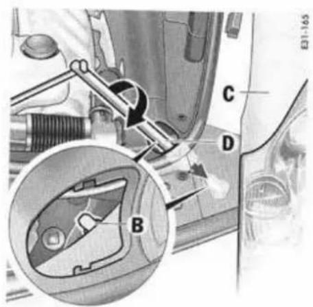 PORSCHE Cayenne S (2003) - Dépose du projeteur - 1