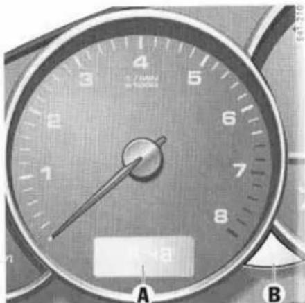 PORSCHE Cayenne S (2003) - Comptes-tours - 1