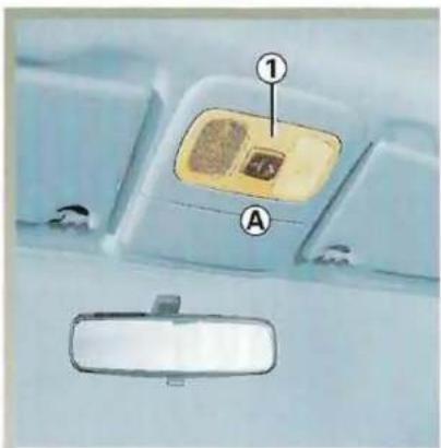 RENAULT Megane (1999) - ECLAIRAGE INTERIEUR : remplacement des lampes - 1