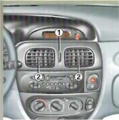 RENAULT Megane (1999) - AÉRATEURS - 1
