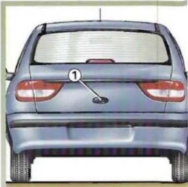 RENAULT Megane (1999) - COFFRE A BAGAGES VERSIONS TRICORPS - 1