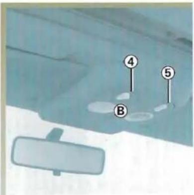 RENAULT Megane (1999) - ÉCLAIRAGE INTÉRIEUR : remplacement des lampes (suite) - 1