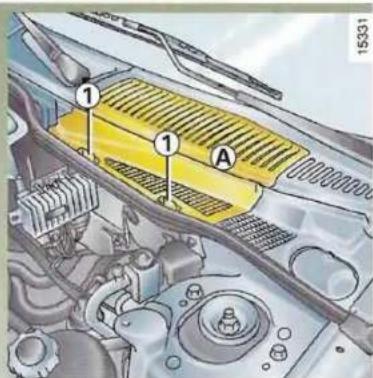 RENAULT Megane (1999) - FILTRE A PARTICULES (remplacement de l'élement filtrant) - 1
