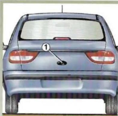 RENAULT Megane (1999) - COFFRE A BAGAGES VERSIONS TRICORPS - 1