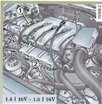 RENAULT Megane (1999) - NIVEAU HUILE MOTEUR (suite) - 1