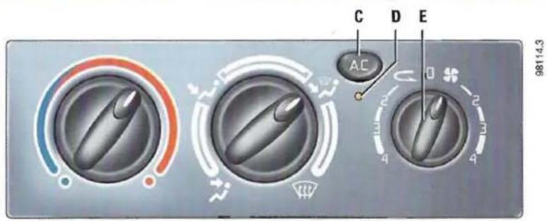 RENAULT Megane (1999) - AIR CONDITIONNÉ (suite) - 1