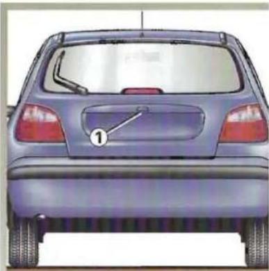 RENAULT Megane (1999) - COFFRE A BAGAGES VERSIONS BICORPS - 1