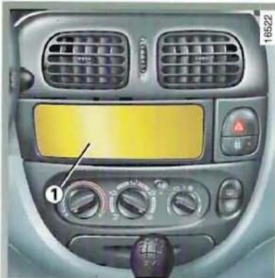 RENAULT Megane (1999) - PRÉÉQUIPEMENT RADIO - 1