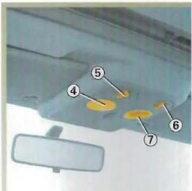 RENAULT Megane (1999) - ÉCLAIRAGE INTÉRIEUR - 2