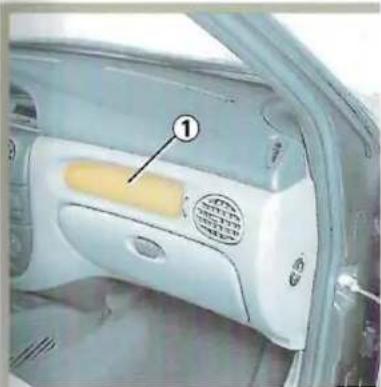 RENAULT Megane (1999) - MOYENS DE RETENUE COMPLÉMENTAIRES A LA CEINTURE AVANT (suite) - 1