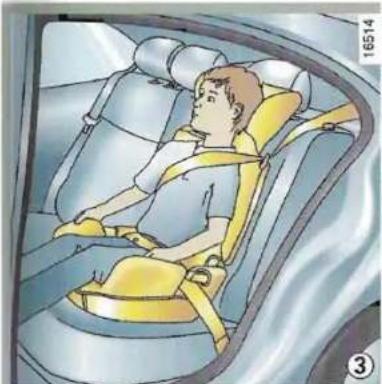 RENAULT Megane (1999) - POUR LA SÉCURITÉ DES ENFANTS (suite) - 1