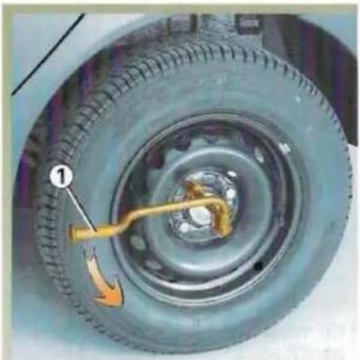 RENAULT Megane (1999) - CHANGEMENT DE ROUE - 1