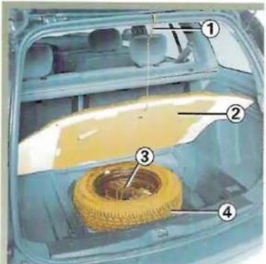 RENAULT Megane (1999) - ROUE DE SECOURS VERSIONS BREAK - 1