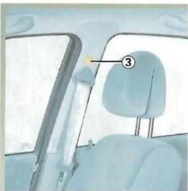 RENAULT Megane (1999) - CEINTURES DE SÉCURITÉ (suite) - 1