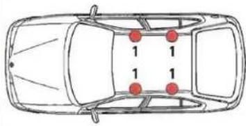 RENAULT Megane (1999) - BARRES DE TOIT SAUF VERSIONS BREAK - 1
