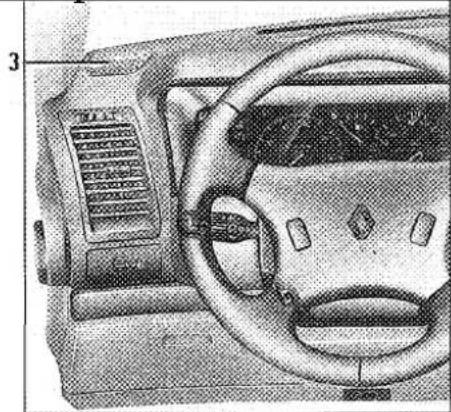 RENAULT Safrane (1991) - Emplacement radio - 1