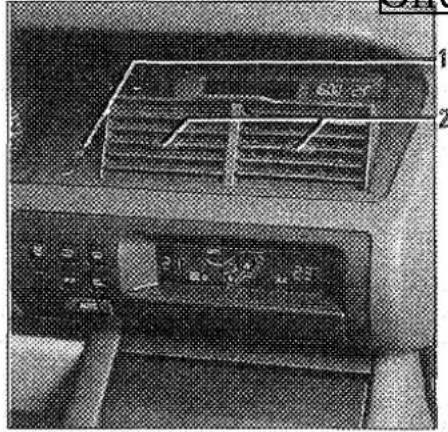 RENAULT Safrane (1991) - Sorties d'air dans l'habitacle - 2