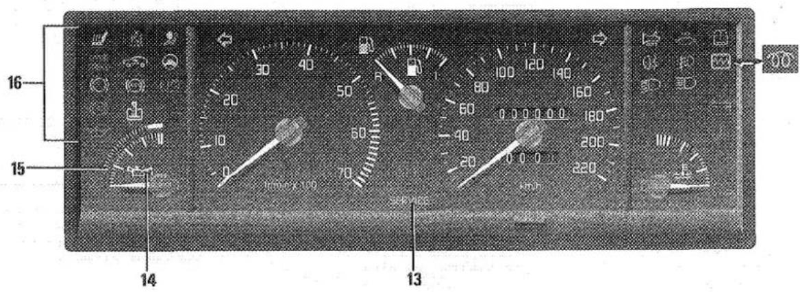 RENAULT Safrane (1991) - Temoin d'arrêt impératif STOP - 5