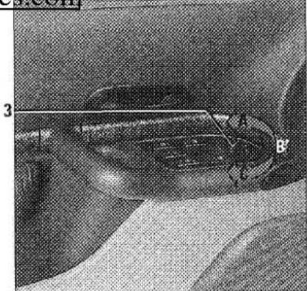 RENAULT Safrane (1991) - B-Le réglage du volant en profondeur - 1