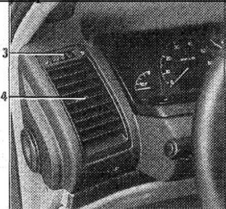 RENAULT Safrane (1991) - Sorties d'air dans l'habitacle - 3