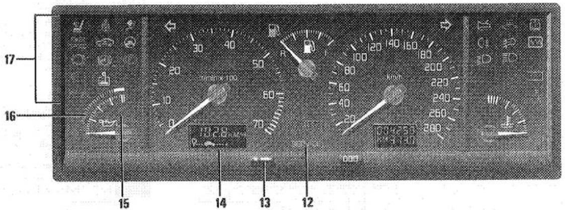 RENAULT Safrane (1991) - Témoin des faux indicateurs de direction droit - 1