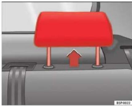 SEAT Leon (2006) - Réglage correct des appuie-tête arrêté - 1