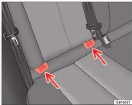 SEAT Leon (2006) - Fixation du siège infant avec le système « ISOFIX » - 1