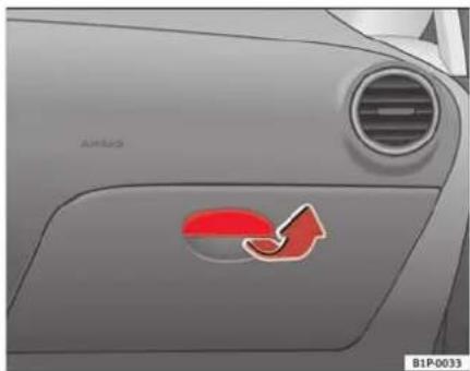 SEAT Leon (2006) - Rangement du cote passager - 1