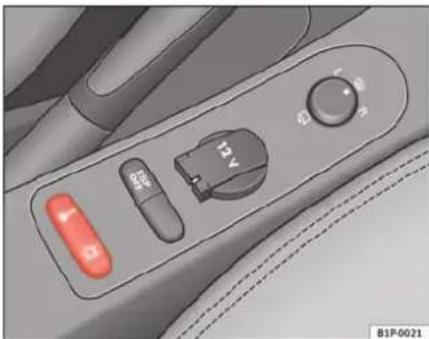 SEAT Leon (2006) - Touché de verrouillage centralisé - 1