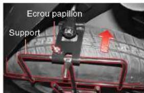SSANGYONG Kyron (2006) - DEPOSE DE LA ROUE DE SECOURS - 2