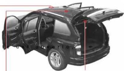 SSANGYONG Kyron (2006) - LAMPE AVANT DE L'HABITACLE - 2