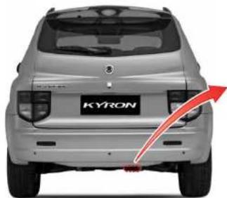 SSANGYONG Kyron (2006) - DEPOSE DE LA ROUE DE SECOURS - 1