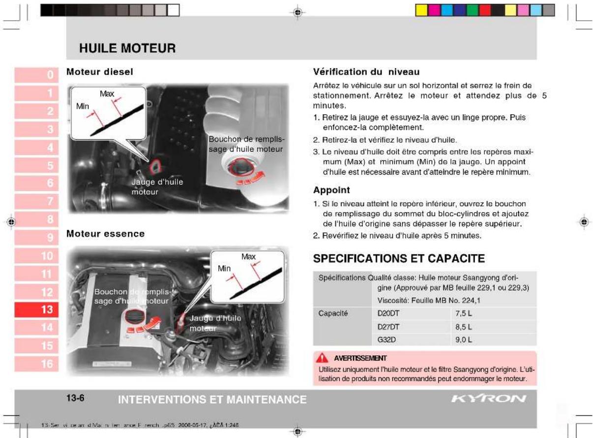 SSANGYONG Kyron (2006) - ATTENTION - 5