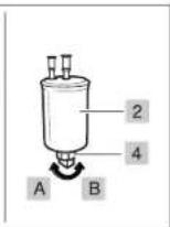 SSANGYONG Rexton (2004) - COMMENT DRAINER L'EAU DU FILTRE À CARBURANT &amp; SÉPARATEUR D'EAU (VÉHICULE ÉQUIPÉ D'UN MOTEUR DIESEL À INJECTION DIRECTE) - 3