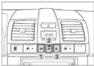 SSANGYONG Rexton (2004) - BOUTON 4 ROUES MOTRICES – NON PERMANENT\* - 1