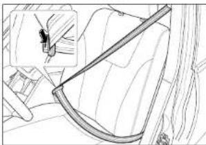 SSANGYONG Rexton (2004) - CEINTURE A TROIS POINTS - 1