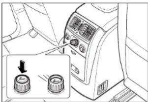 SSANGYONG Rexton (2004) - ALLUME-CIGARES ARRIÈRE - 1