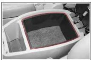 SSANGYONG Rodius (2005) - CONSOLE CENTRALE (CASIERS DE RANGEMENT, CHARGEUR DE CD, CHARGEUR DE DVD) - 2