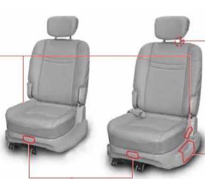 SSANGYONG Rodius (2005) - SIEGE DE SECONDE RANGEE (9 SIEGES) - 2