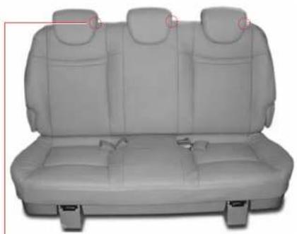 SSANGYONG Rodius (2005) - SIEGE DE QUATRIEME RANGEE (9 &amp; 11 SIEGES) - 1