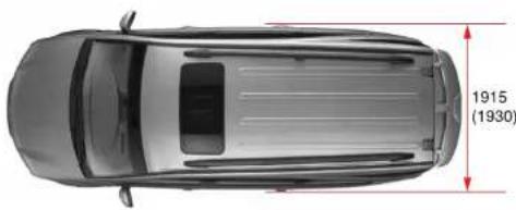 SSANGYONG Rodius (2005) - DIMENSIONS - 1