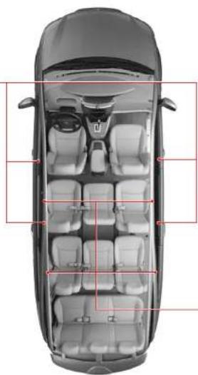 SSANGYONG Rodius (2005) - LAMPE DE COURTOISIE ET FEU DE GABARIT - 2