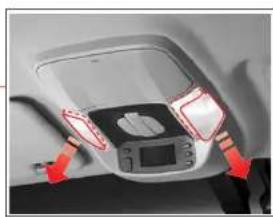 SSANGYONG Rodius (2005) - Lampe de la boite à gants Lampe avant - 3