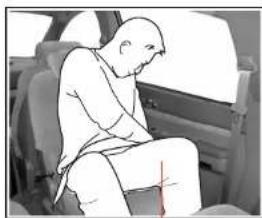 SSANGYONG Rodius (2005) - COMMENT BOUCLER LES CEINTURES DU SIEGE DE DEUXEIEME RANGEE - 5